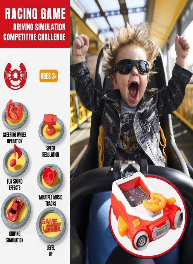 Kiddie Play Kids Racing Car Steering Wheel Toy - Interactive Driving Simulator with Lights and Sounds - Perfect for Toddlers - Fun Game for Car Seat and Home Play - Image 5